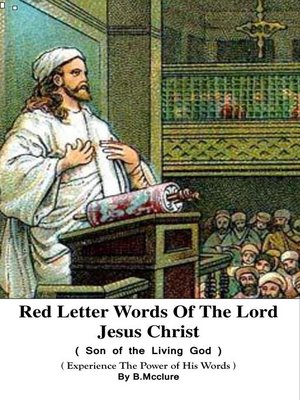 cover image of Red Letter Words of the Lord Jesus Christ